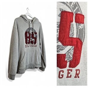 Vintage 2008 Tommy Hilfiger Gray Hoodie Men’s Size L Pullover Streetwear